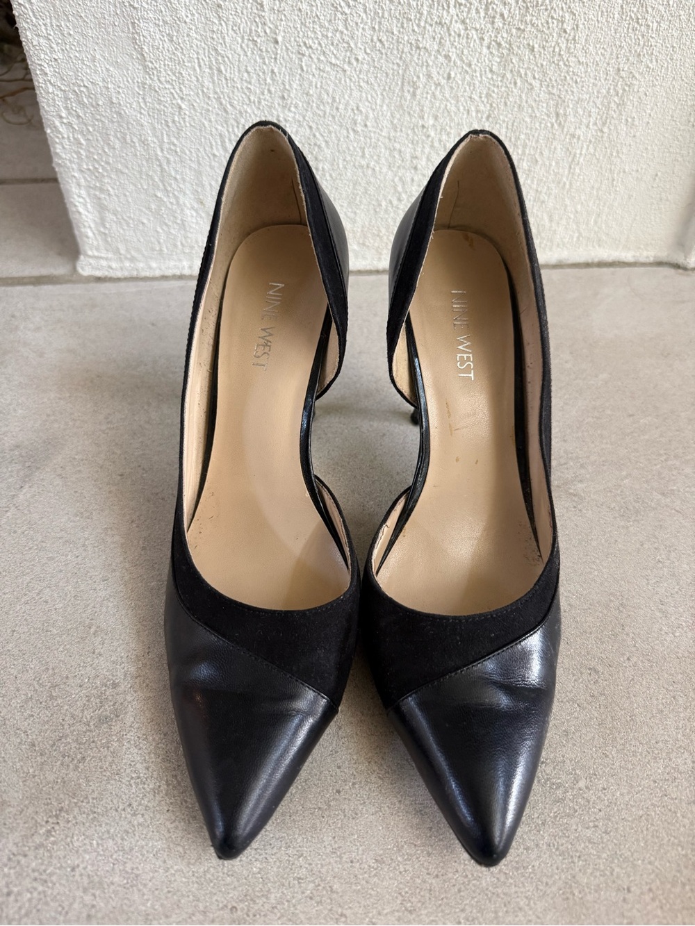 Nine West Black Pointed Toe D'Orsay Pumps